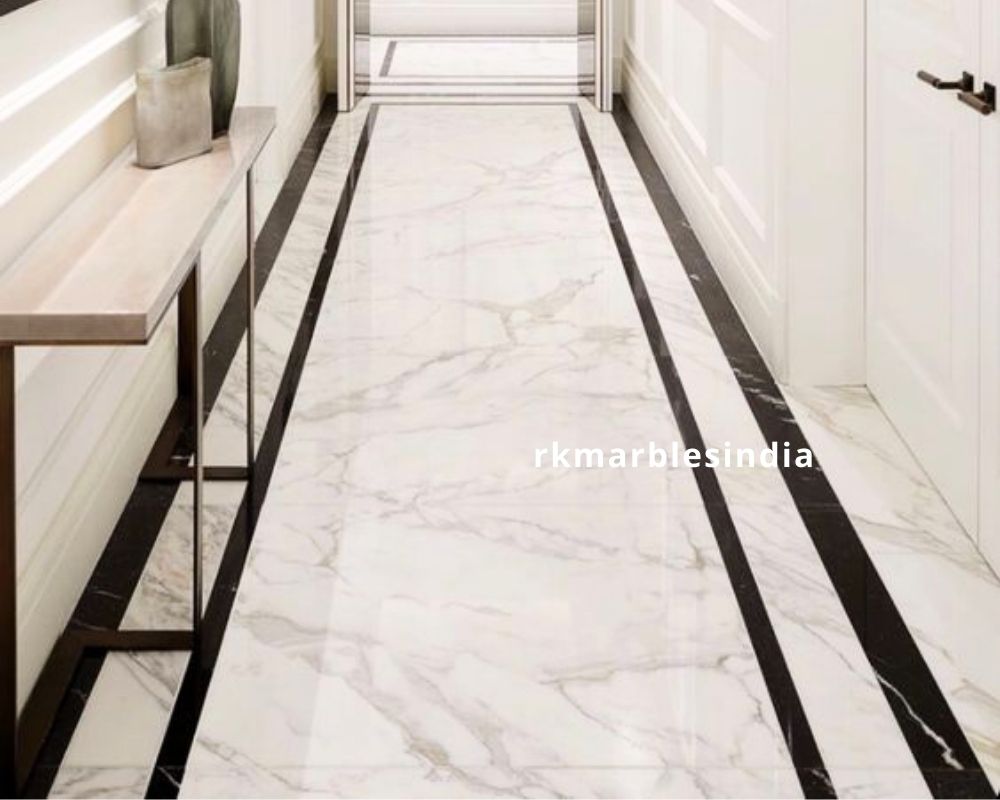 Creating an Impressive First Impression with White Marble Flooring in Lobbies